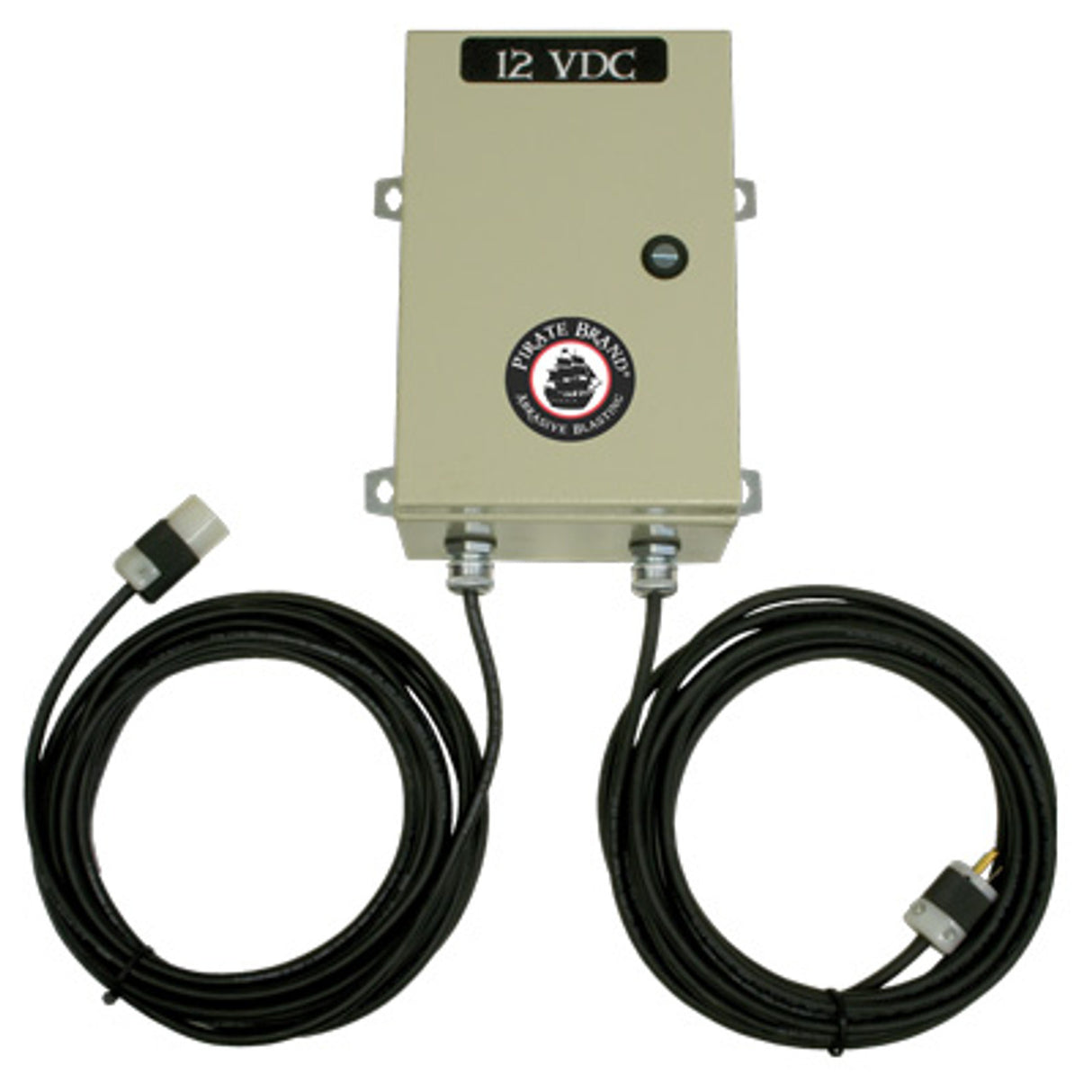 Pirate Brand - KEY HOUSTON Style, Power Supply 120AC Input/12VDC @ 2.5 Amp Output, 4 Control Valve Max Load, 2 Prong Connector, X-Treme Duty™ Urethane Cord
