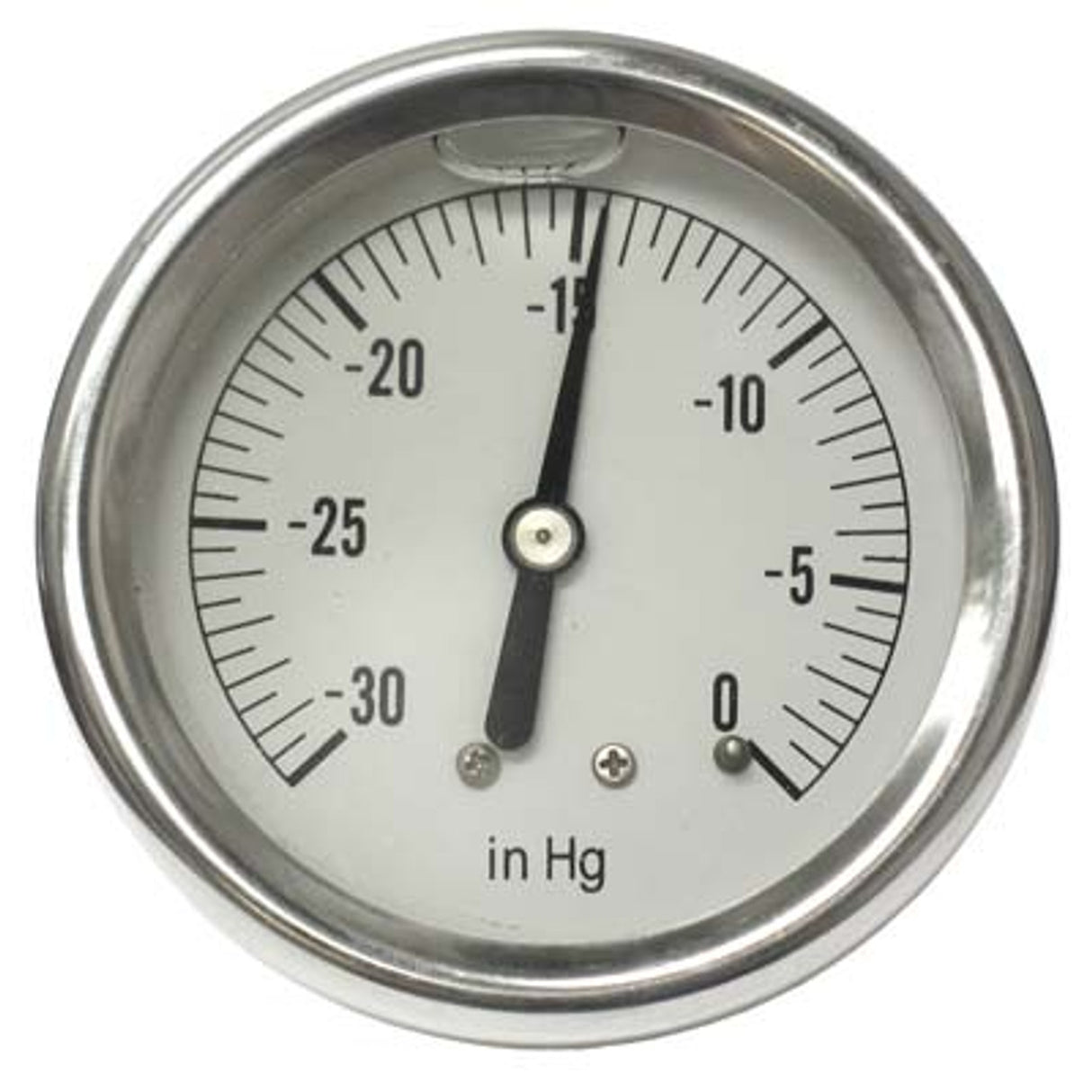 Pirate Brand - Schmidt Mfg Style, Vacuum Gauge, 30Hg VAC-0-15 PSI