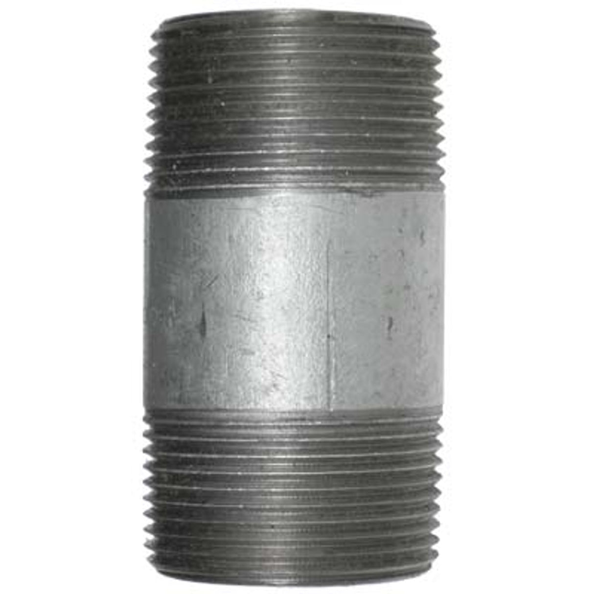 Pirate Brand - Schmidt Mfg Style, Nipple, TBE, Galvanized, 1-1/4" x 3"