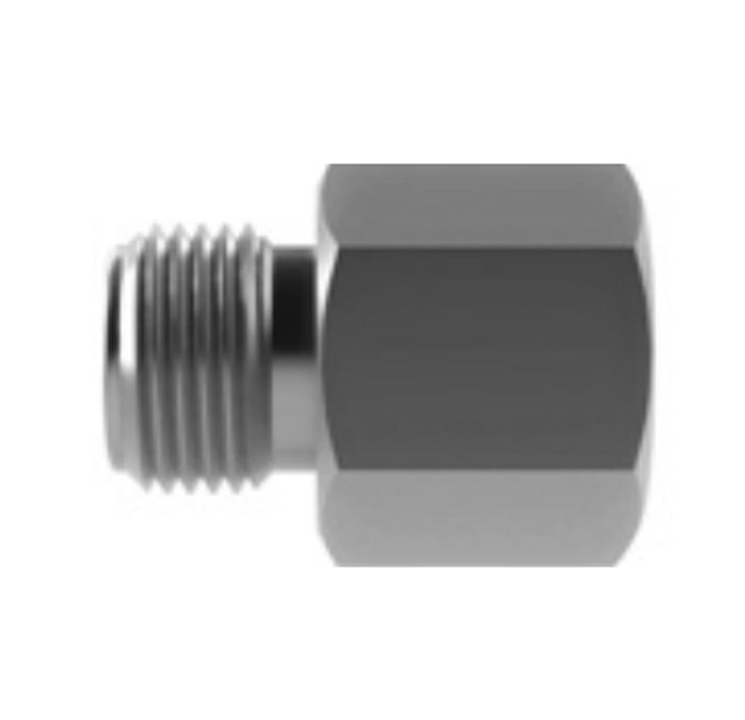Hosco SST Stainless Steel Fittings and Adaptors, Thread x Thread Straights, Male Straight x Female Tapered