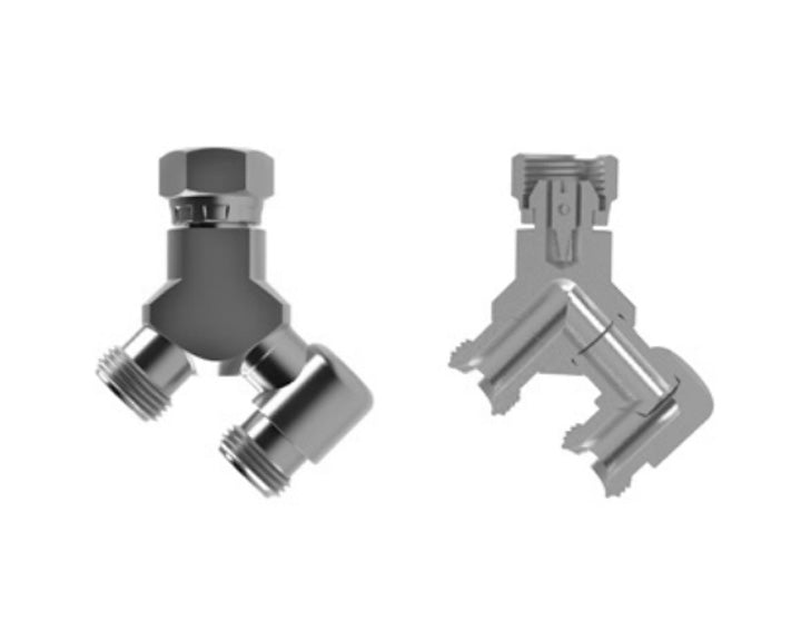 Hosco Spray Gun Connectors, Restrictors, Internally Adjustable, Female Straight x Male Straight, RY