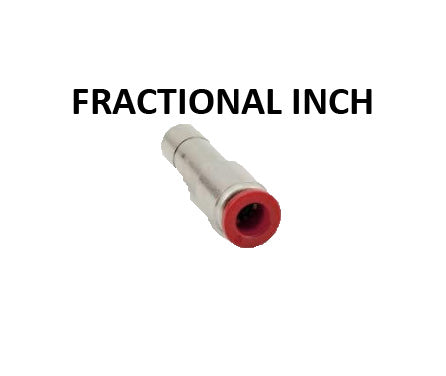 Hosco Push to Connect Fittings, Fractional Inch, Plug In Reducer (Various Size Options)