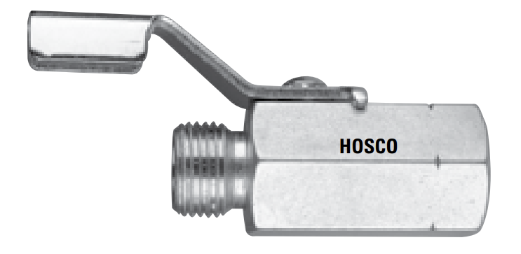 Hosco SSBV Series Ball Valve (Various Body and Fitting End Connector Options)