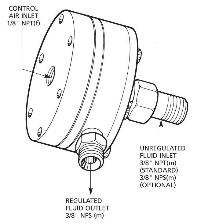 Binks 84-598 Remote Fluid Pressure Regulator