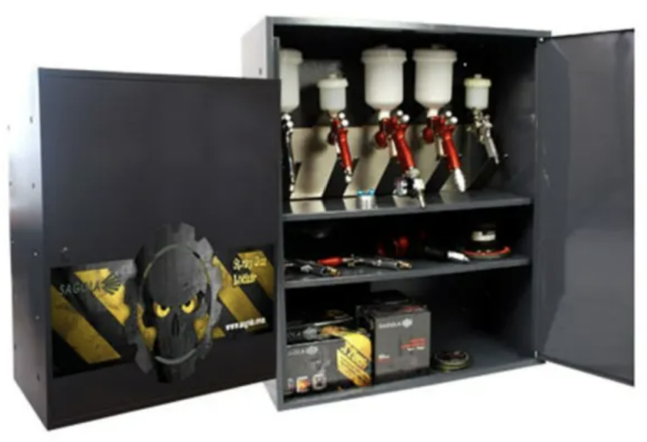Sagola 70000010 Spray Gun & Accessories Locker