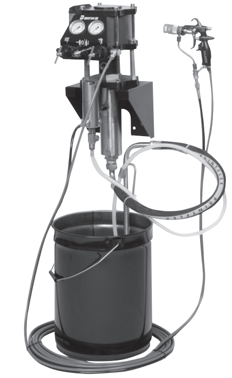 Binks MX1231 Air Assisted Airless Pump Systems