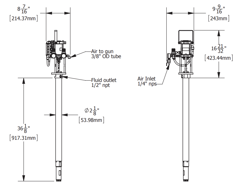 Binks PX1304 Pogo Low Pressure Pumps