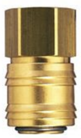 Sagola Quick Coupling - Brass: F-BSPP 1/4", US-Mil