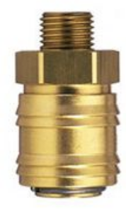 Sagola Quick Coupling - Brass: M-BSPT 1/4", US-Mil
