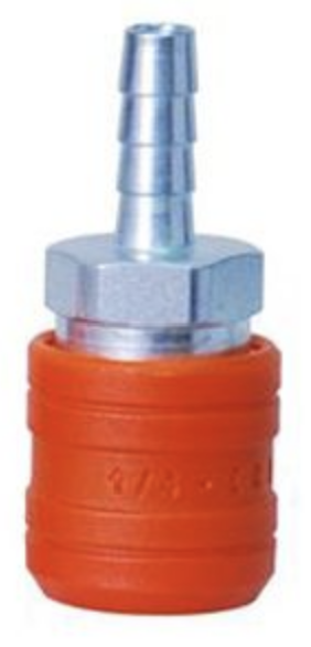 Sagola Quick Coupling - Steel, Standard: Barbed 8mm, US-Mil
