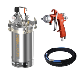 Sagola P10T Stainless Steel Pressure Pot with Manual Agitator; 10L (2.64 US Gal)