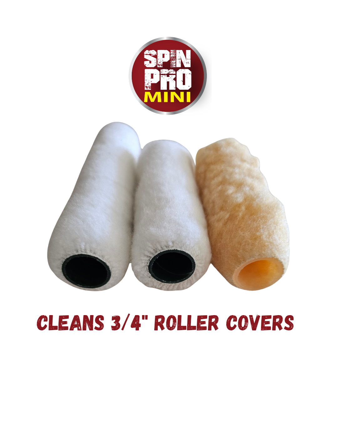 Monkey Rung Spin PRO MINI Paint Roller Cleaner