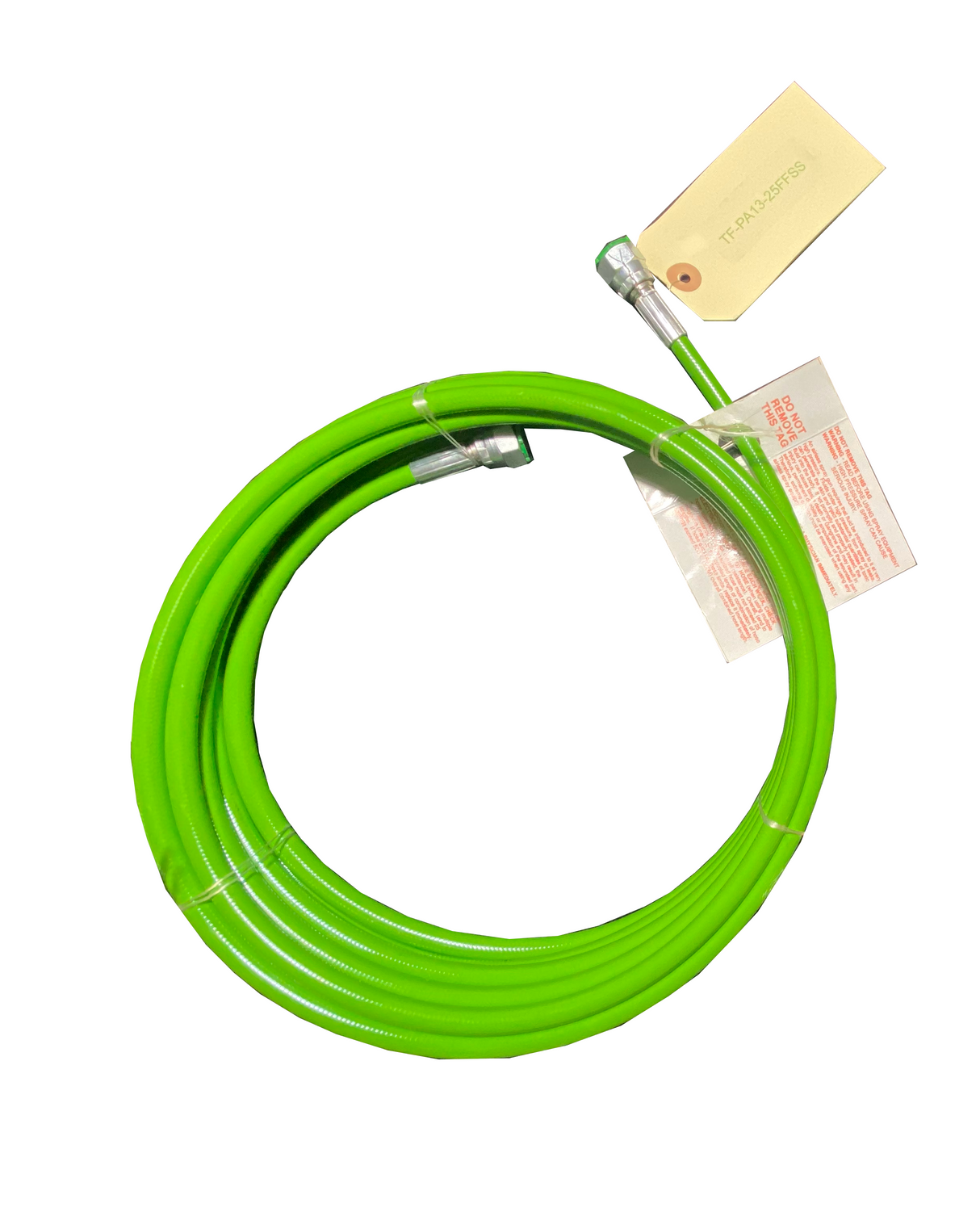 3/16” Airless Hose - Green (5000 psi) - Total Finishing Supplies