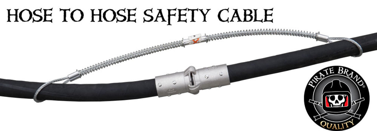 Pirate Brand 27WC-2 Cable, Safety, Hose Size 1-1/2" to 3"