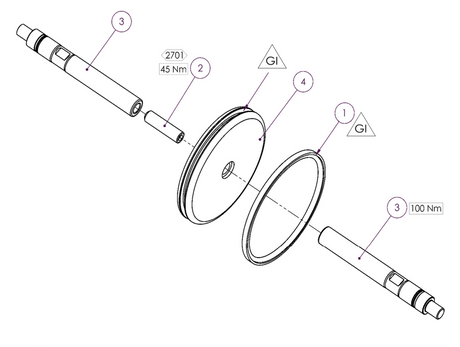 Binks Maple 15 Pump Air Motor Piston Seal - Total Finishing Supplies