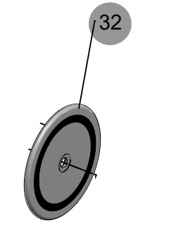 SAMOA UP15R-HP-6A0 Air Piston Kit, Aluminum