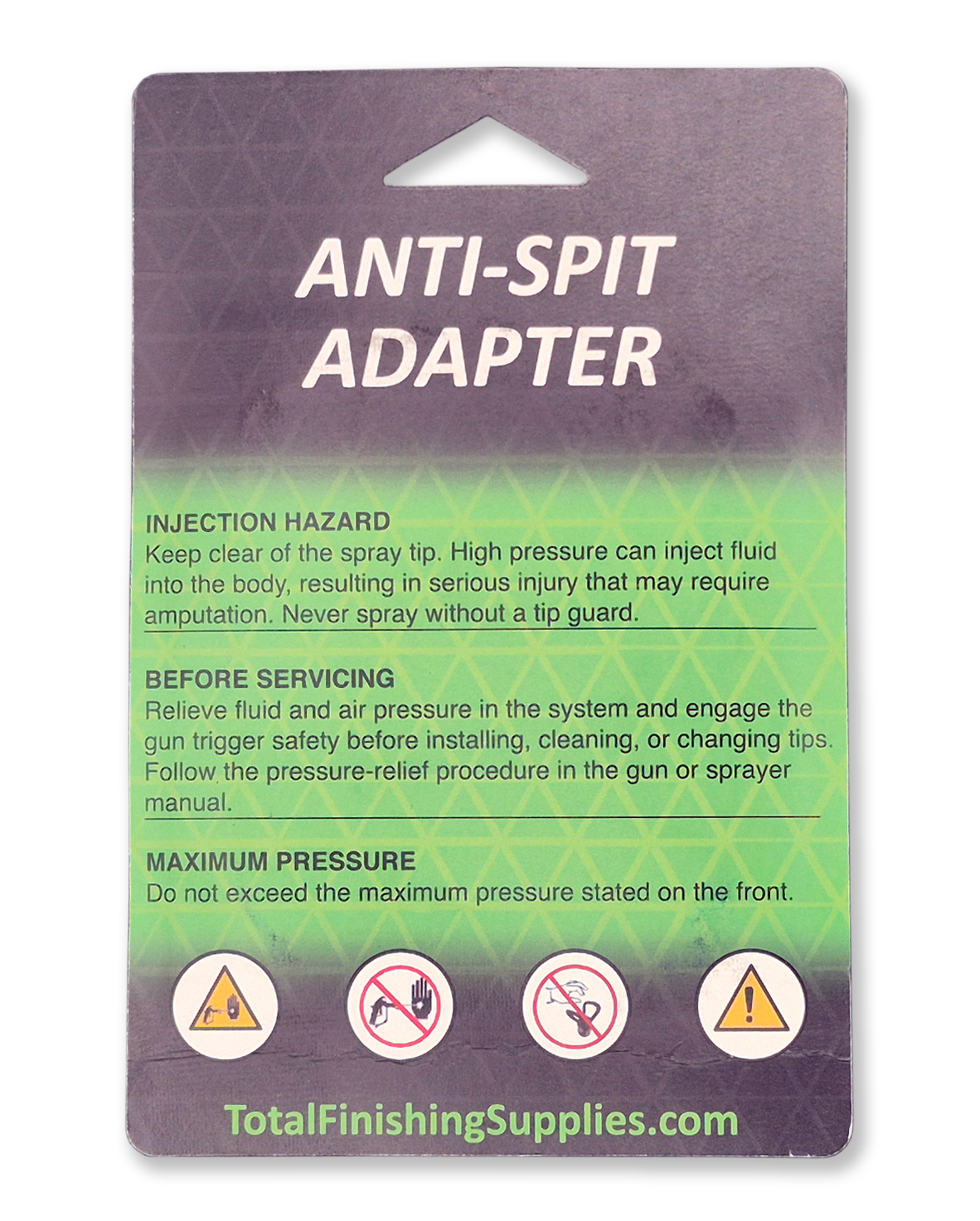 Total Finishing Anti-Spit Adapter