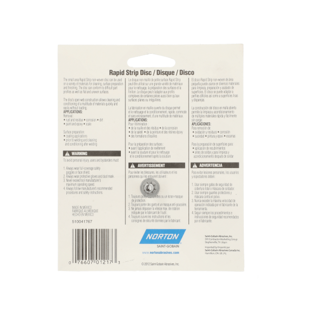 Norton Rapid Strip SC Non-Woven Quick-Change Disc