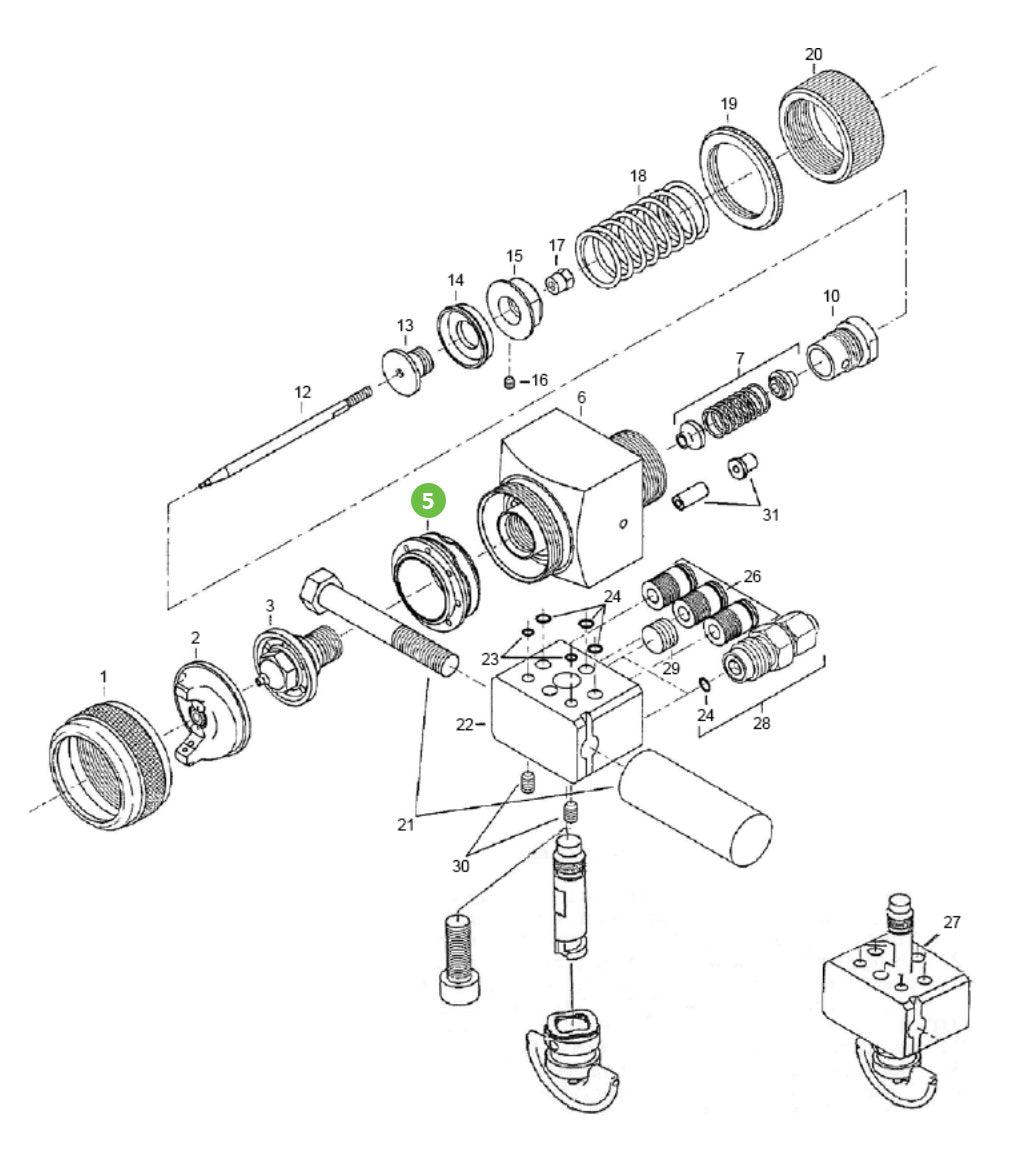 Binks T-AGPV-403 Baffle