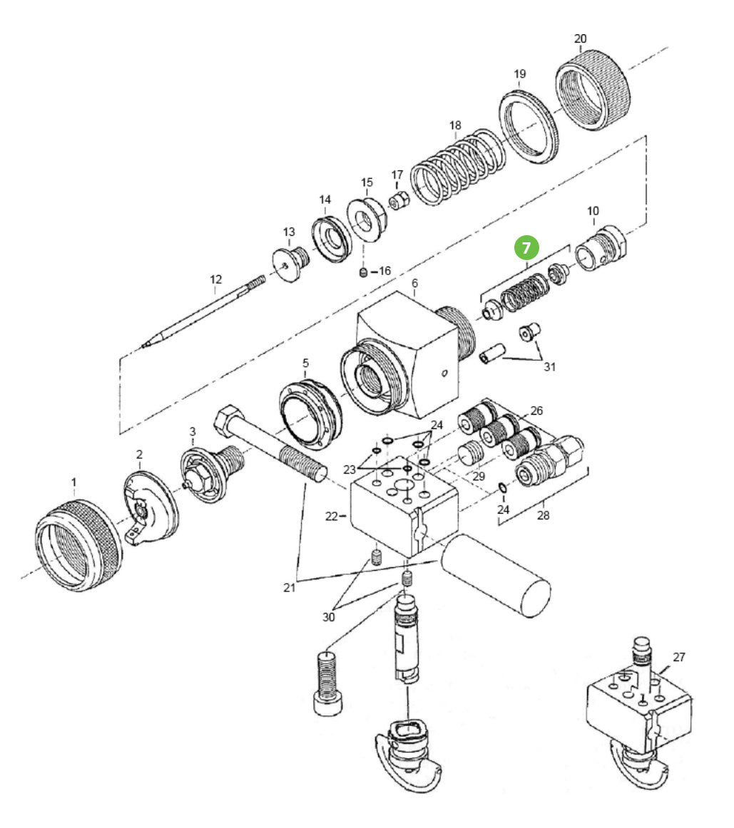 Binks AGX-7-K2 Needle Seal Kit