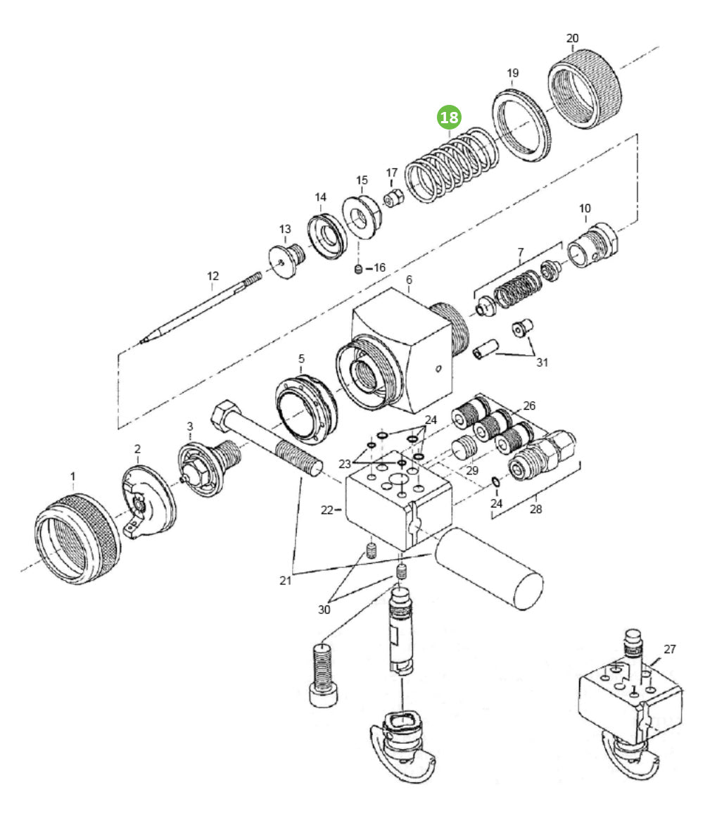 Binks T-AGB-106 Needle Spring