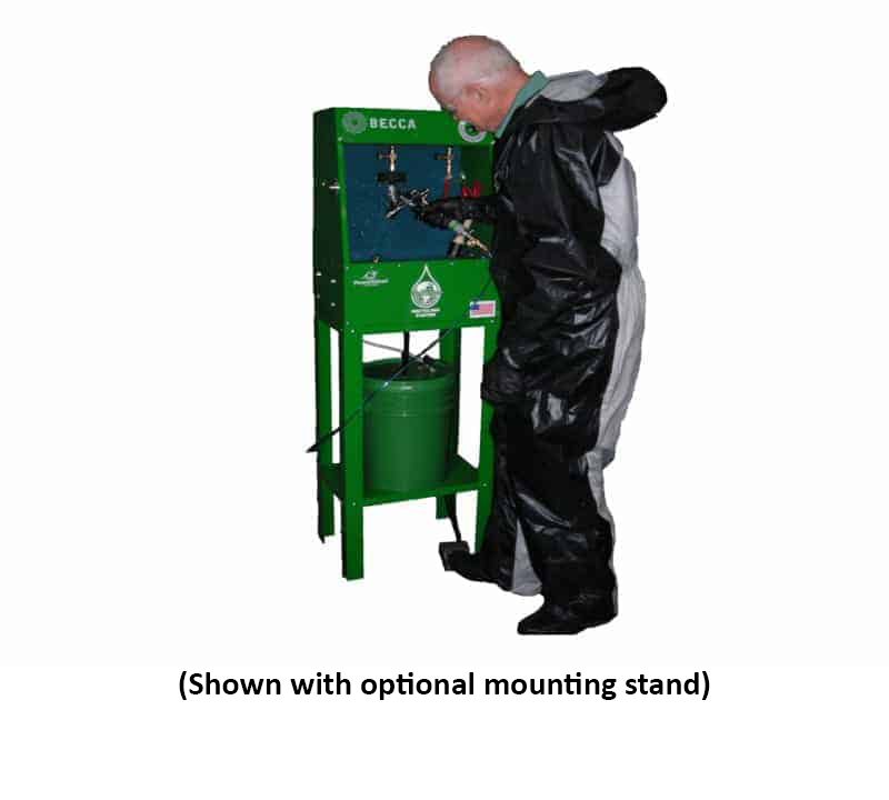 Limpiador manual flexible para pistolas pulverizadoras a base de agua E50M