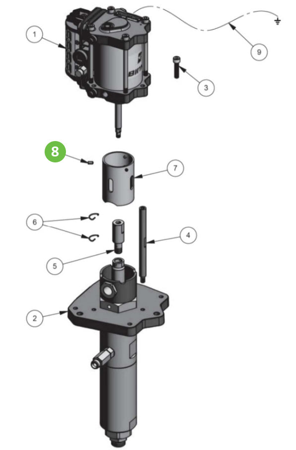 Binks 166001 Slotted Screw Set
