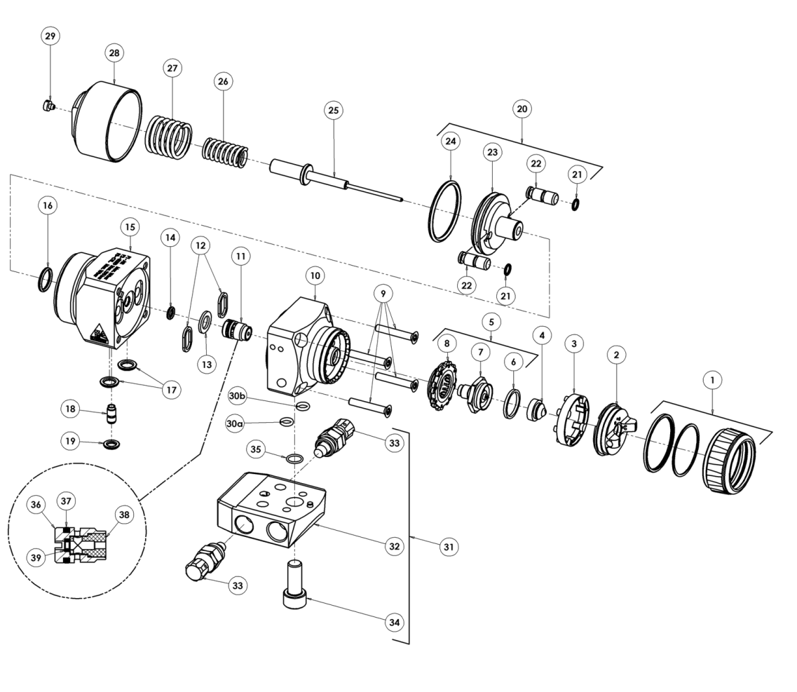 Binks AG-363 Spare Parts - Total Finishing Supplies