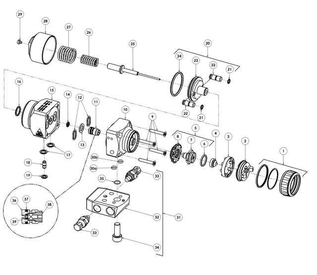 Binks AG-363 Spare Parts - Total Finishing Supplies