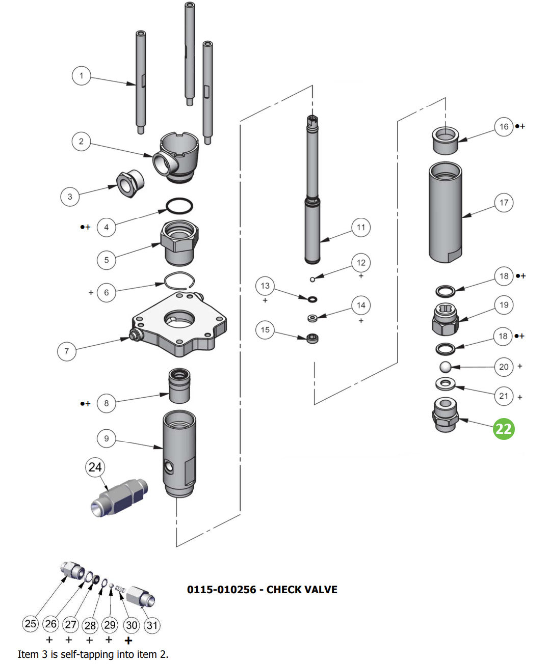 Binks 0115-010070 Inlet 1/2" NPS(M) FXL4 Only