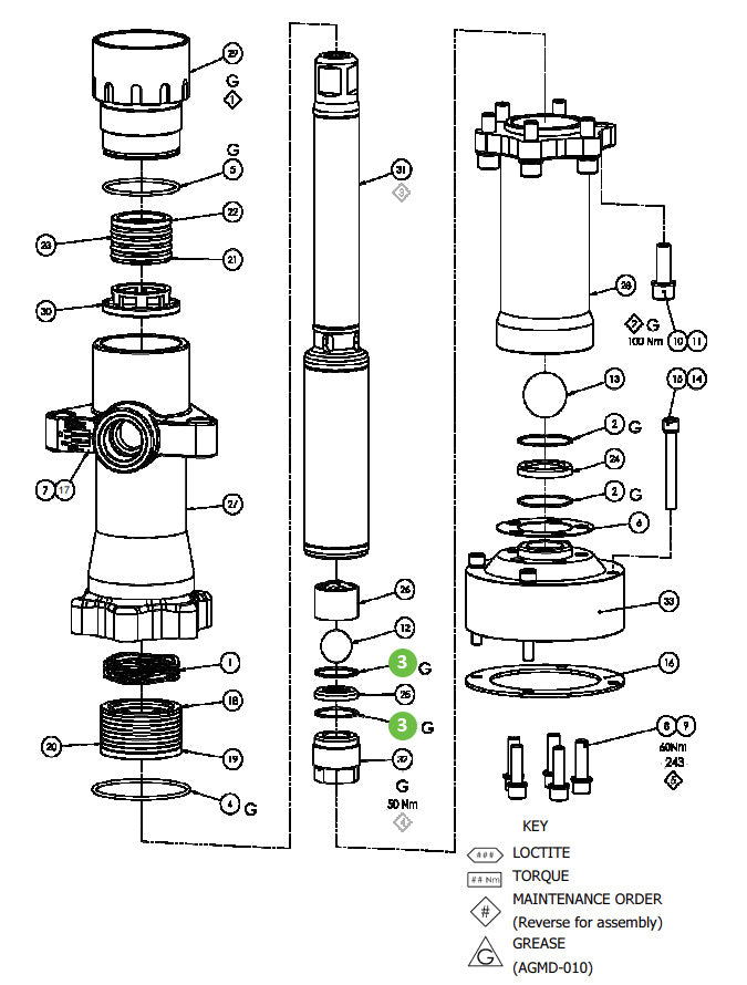 Binks 162724 O-Ring Viton, Ø41 x 2