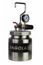 Sagola 612 Aluminum Pressure Pot 2.5L - Total Finishing Supplies