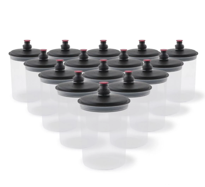 Titan CapLiner System (15-Pack Lids, Liners & Plugs)