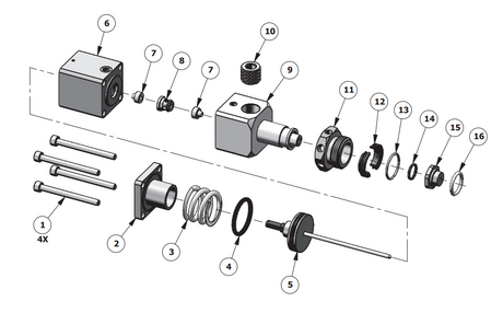 CCV-13 Spanner Nut CCV HP, LP - Total Finishing Supplies
