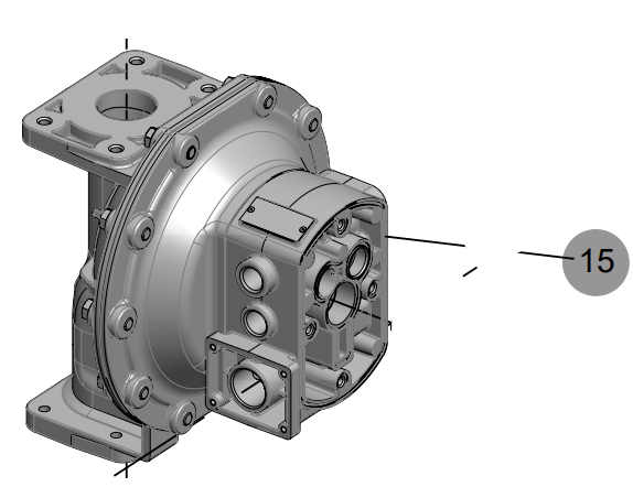 SAMOA UPXXR-HP-5A0 Central Body, Aluminum