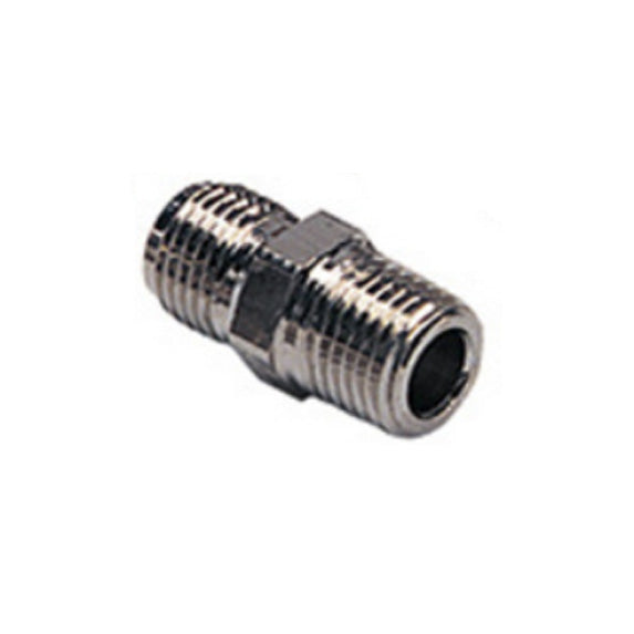 DeVilbiss AD-31 Nipple, Male Both Ends, 1/4" NPS x 1/4" NPS
