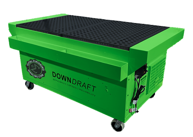 Total Finishing Supplies Downdraft Table 10' x 4' - Total Finishing Supplies