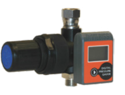 DeVilbiss HARG-555 Air Regulator w/ Digital Gauge