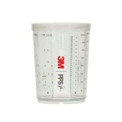 3M PPS™ 26122 Series 2.0 Midi Hard Cup, 400 mL (Case of 8 Cups)