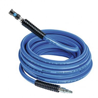 Prevost Flexair Air Hose, 3/8" x 35' With 3/8" High Flow Safety Coupling