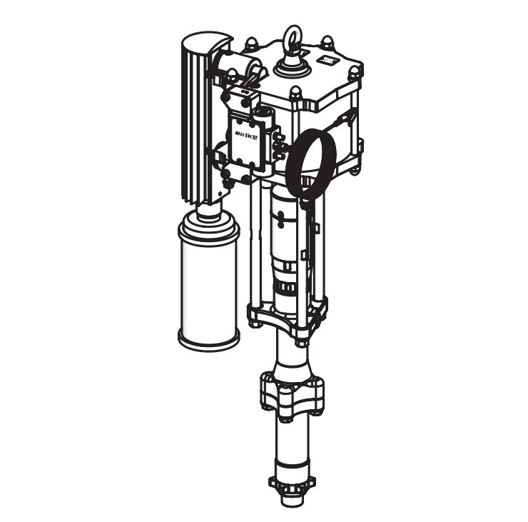 Binks MX3070PU-CAK Bare Pump Assembly MX3070 (PTFE/UHMW)