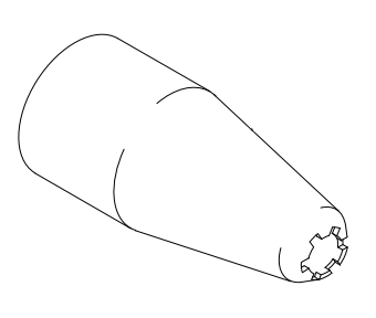 Aftermarket Nordson® 302107 Tivar Flat Spray Nozzle 2.5mm Cascade (Non-OEM)