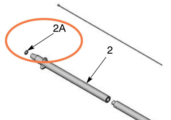 Aftermarket Nordson® 1082930 Encore Lance Extension O-ring, silicone, 3mm ID × 1 mm wide (Non-OEM)