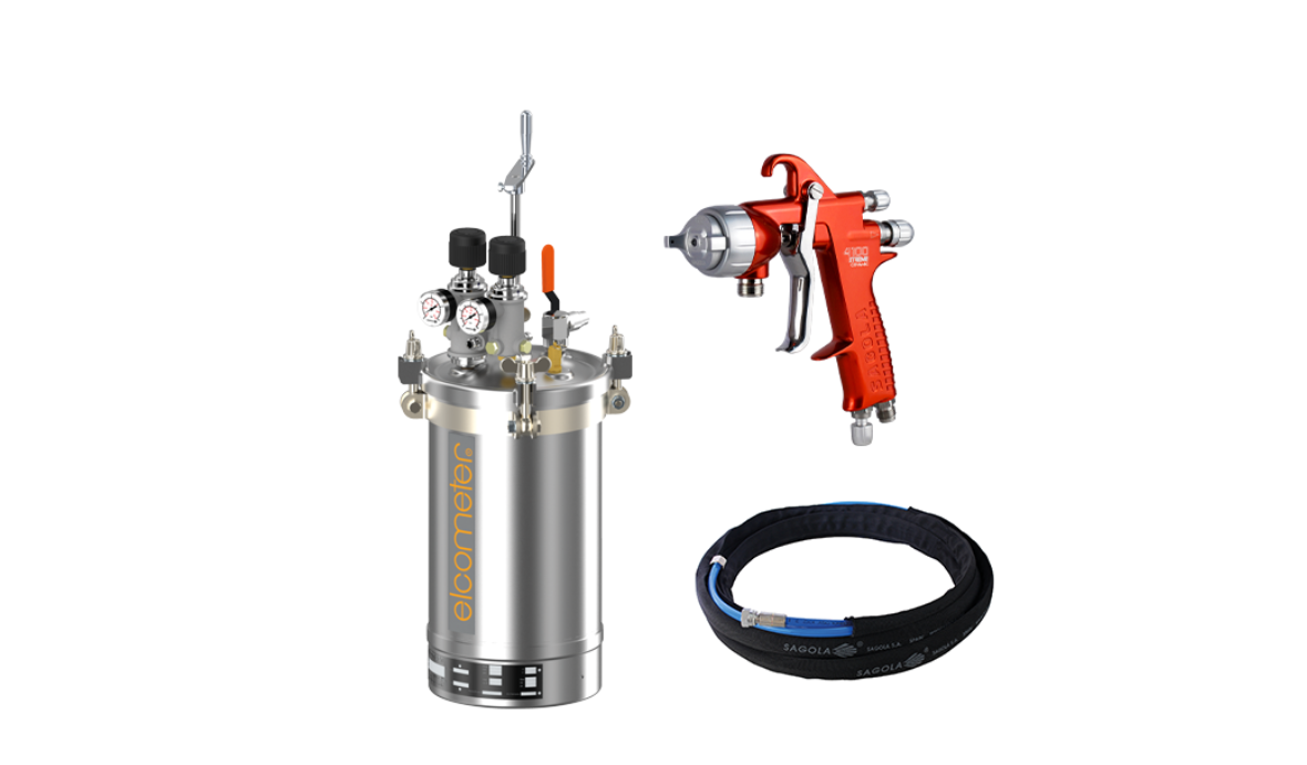 Sagola P10T Stainless Steel Pressure Pot with Manual Agitator; 10L (2.64 US Gal)