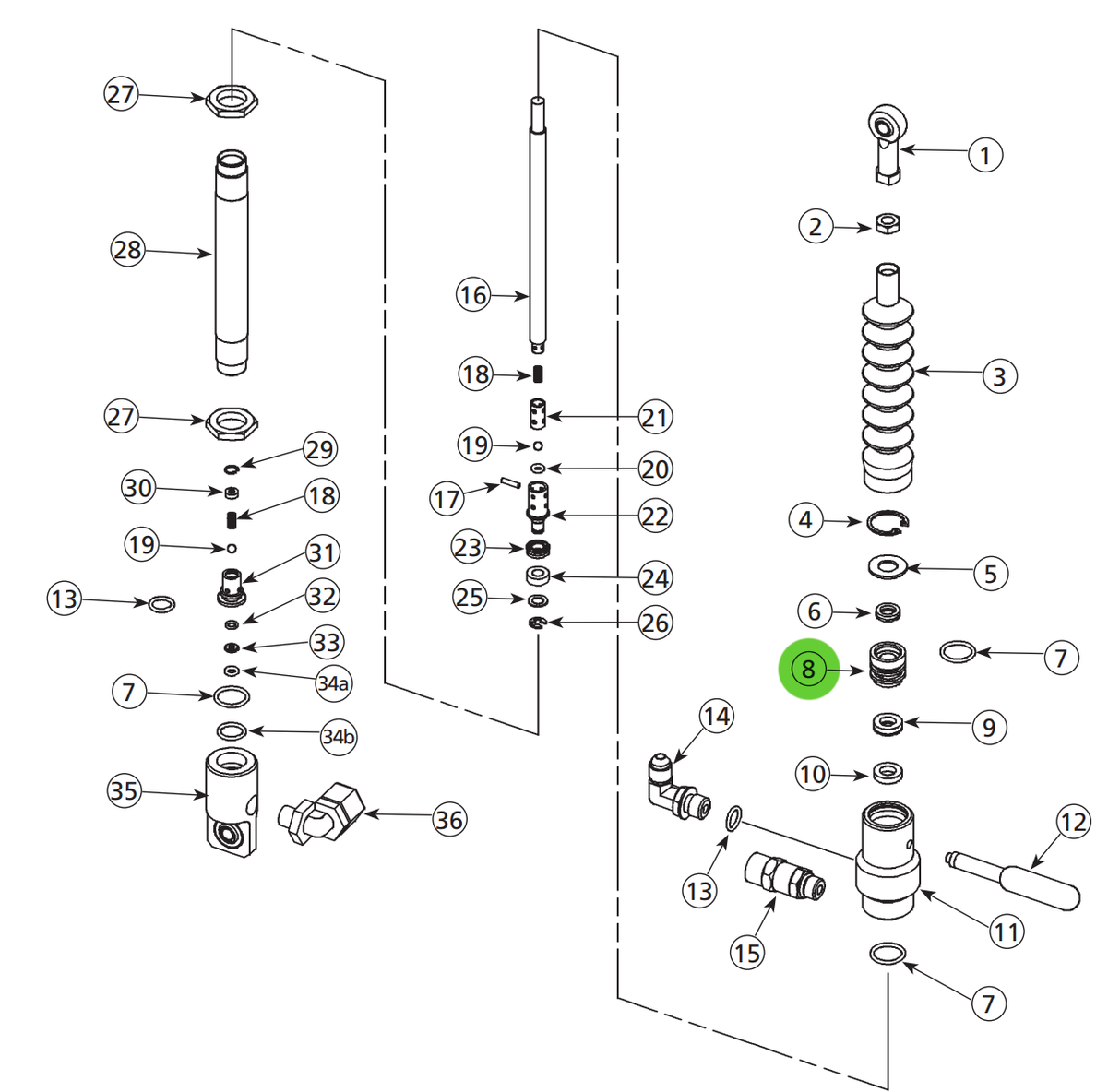Binks 207-11839 Porter; Catalyst Pump