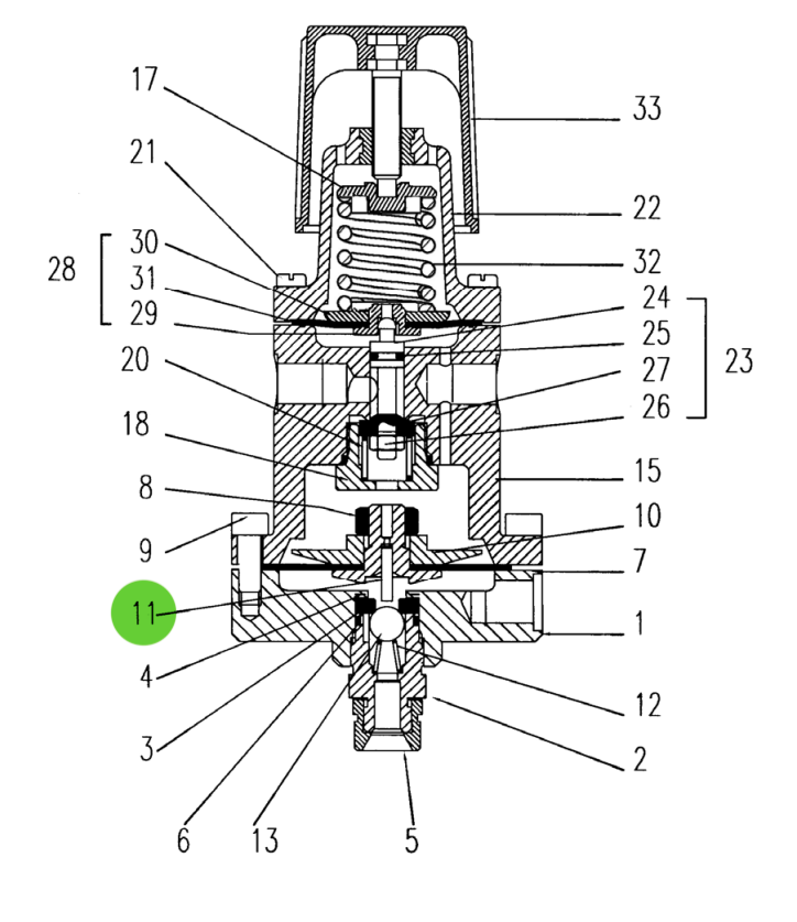 Sames® 155-610-003 Needle Assembly; Low Pressure Fluid Regulator