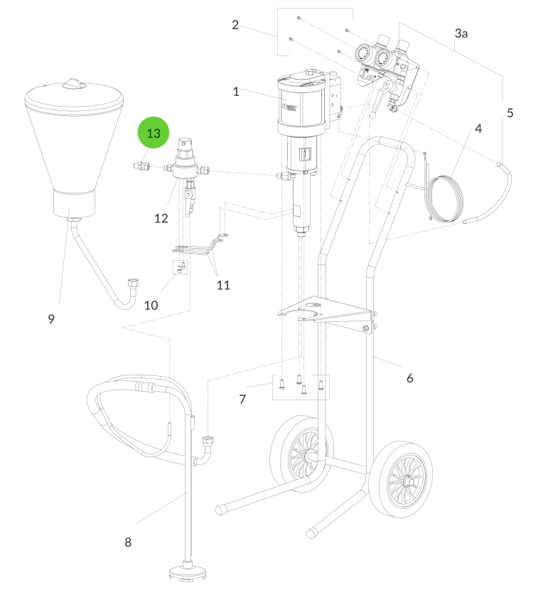 Adaptador Anest Iwata 94006030; iCon-M233N