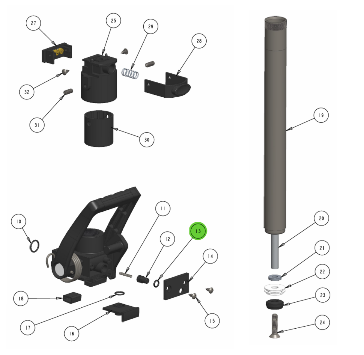 Hero BL-1402 O-Ring, ACCU Purge