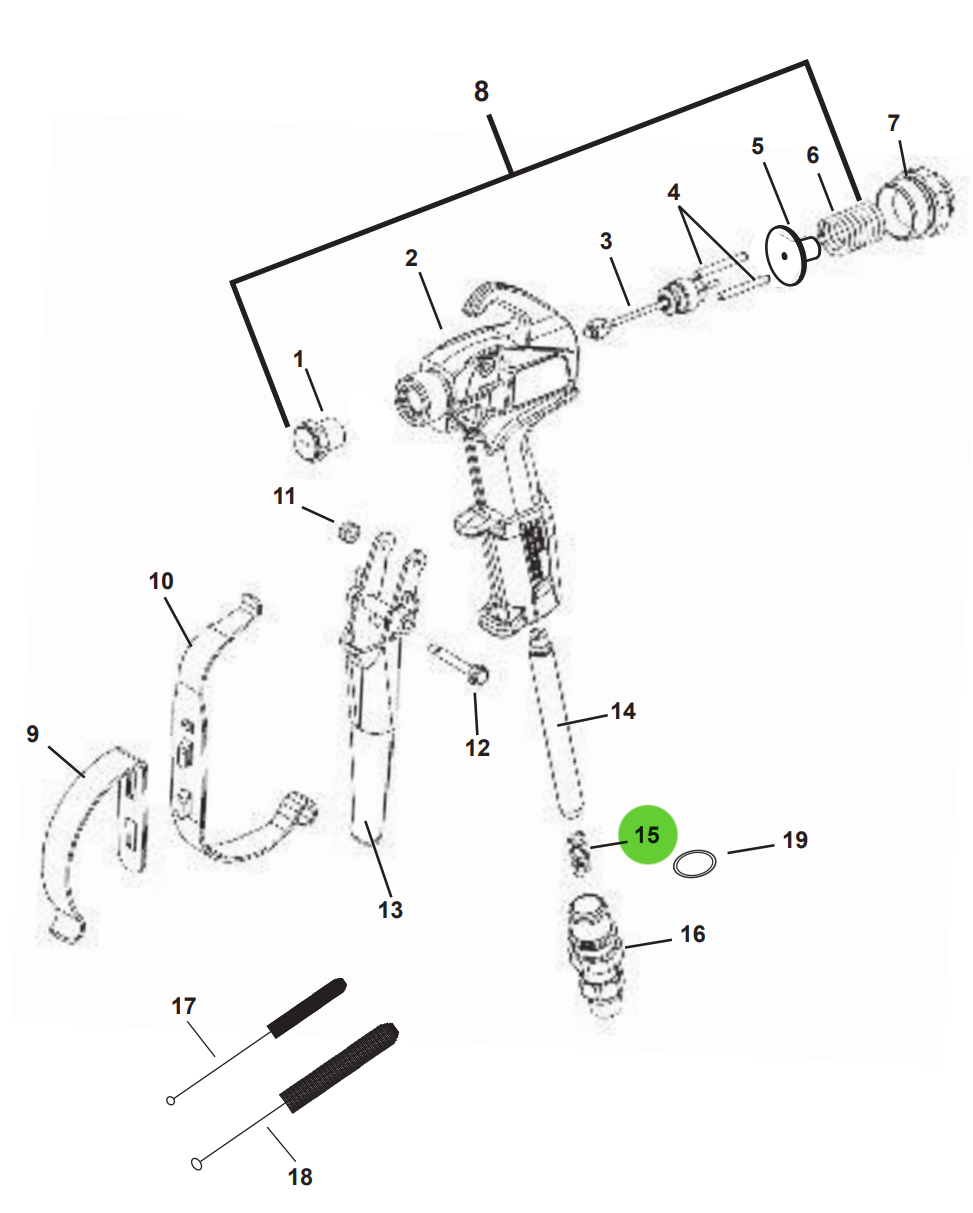 TriTech 500-046 Filter Spring