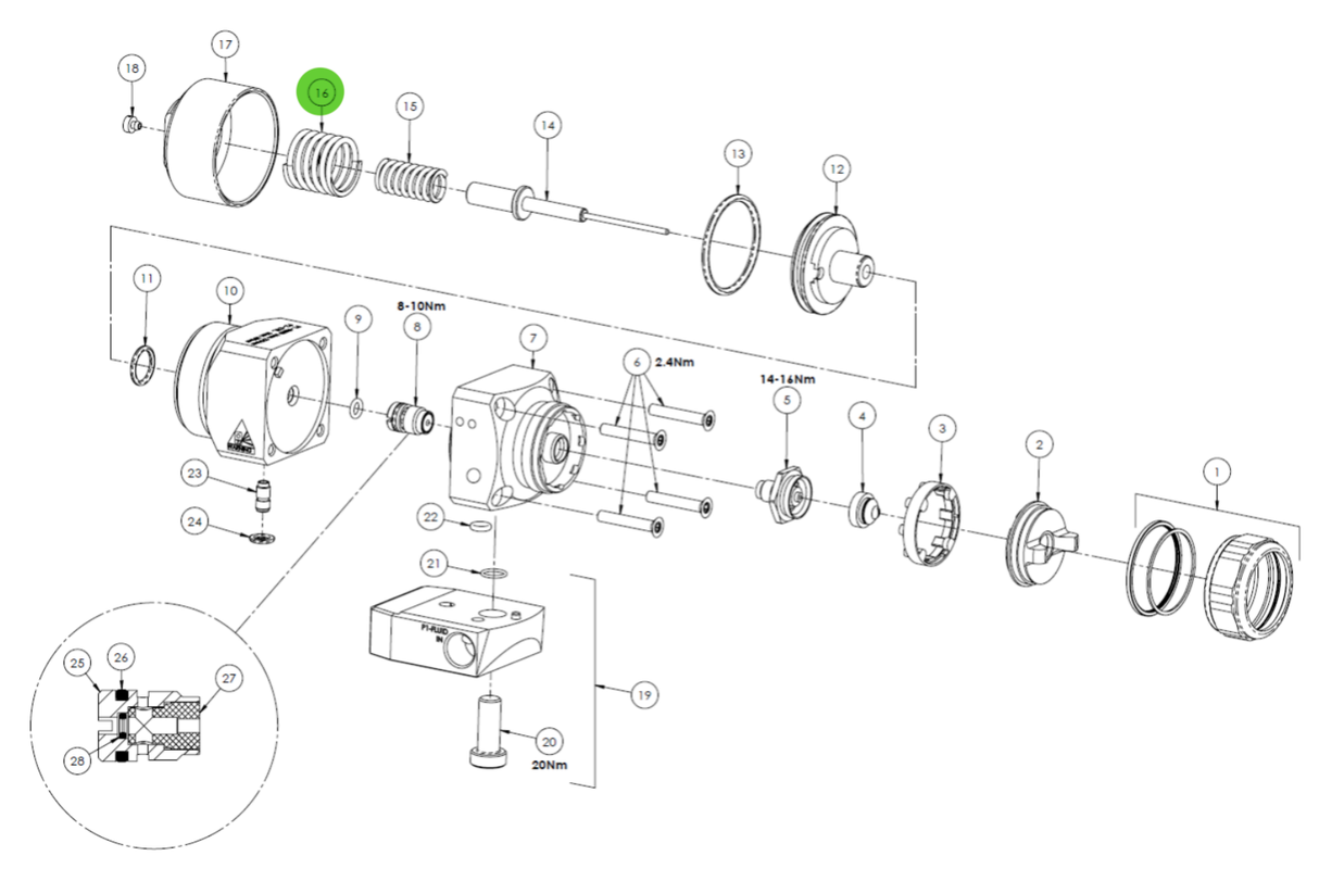 Binks SPA-13 Piston Spring